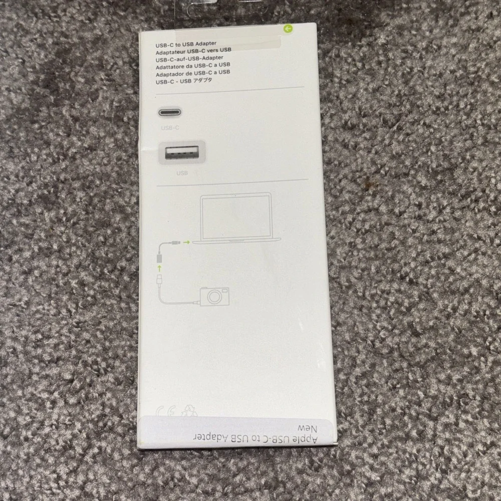 Apple USB-C to USB Adapter - Official Apple - Brand New - 6.1in - MW5L3AM/A
